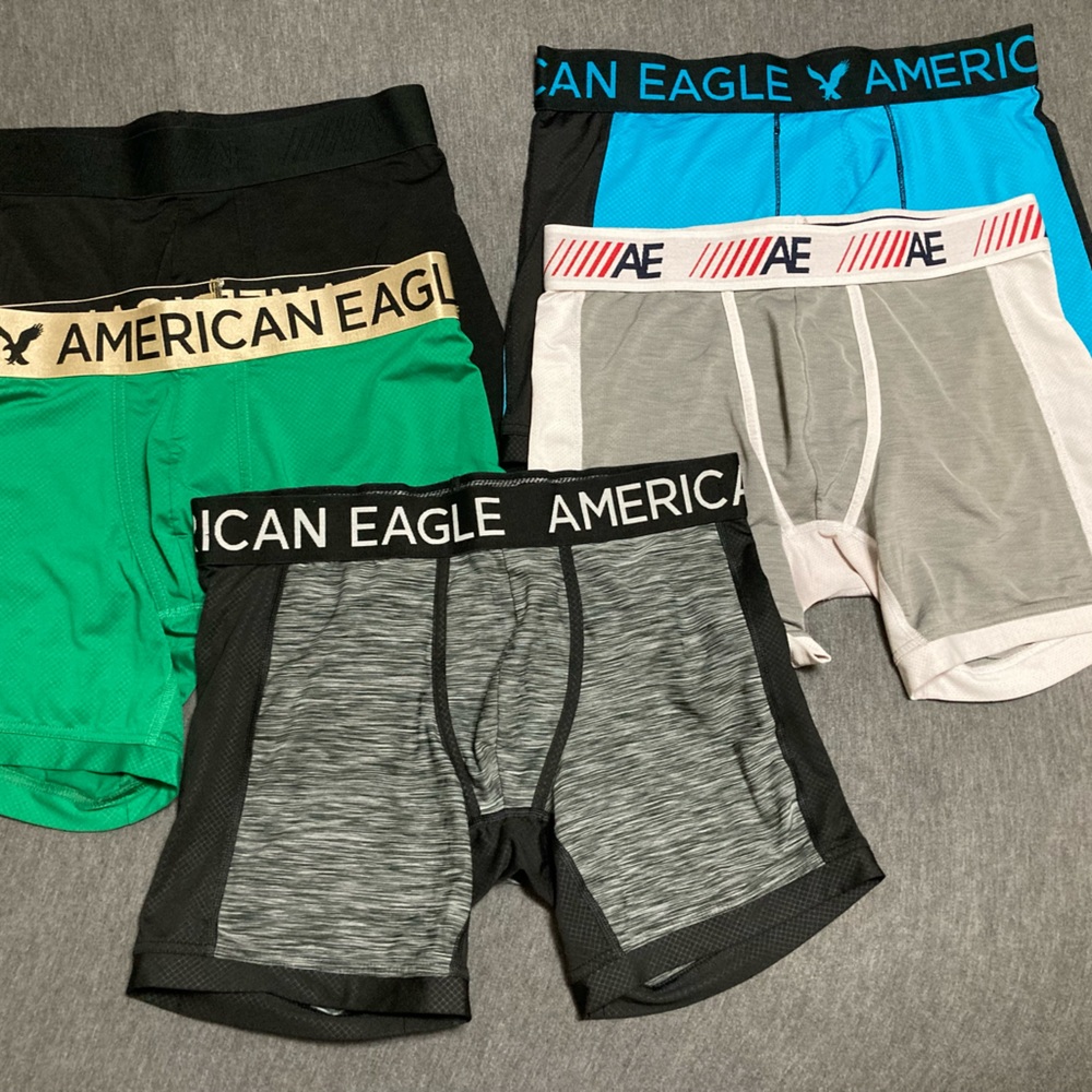 5 Mens American Eagle Boxer Briefs